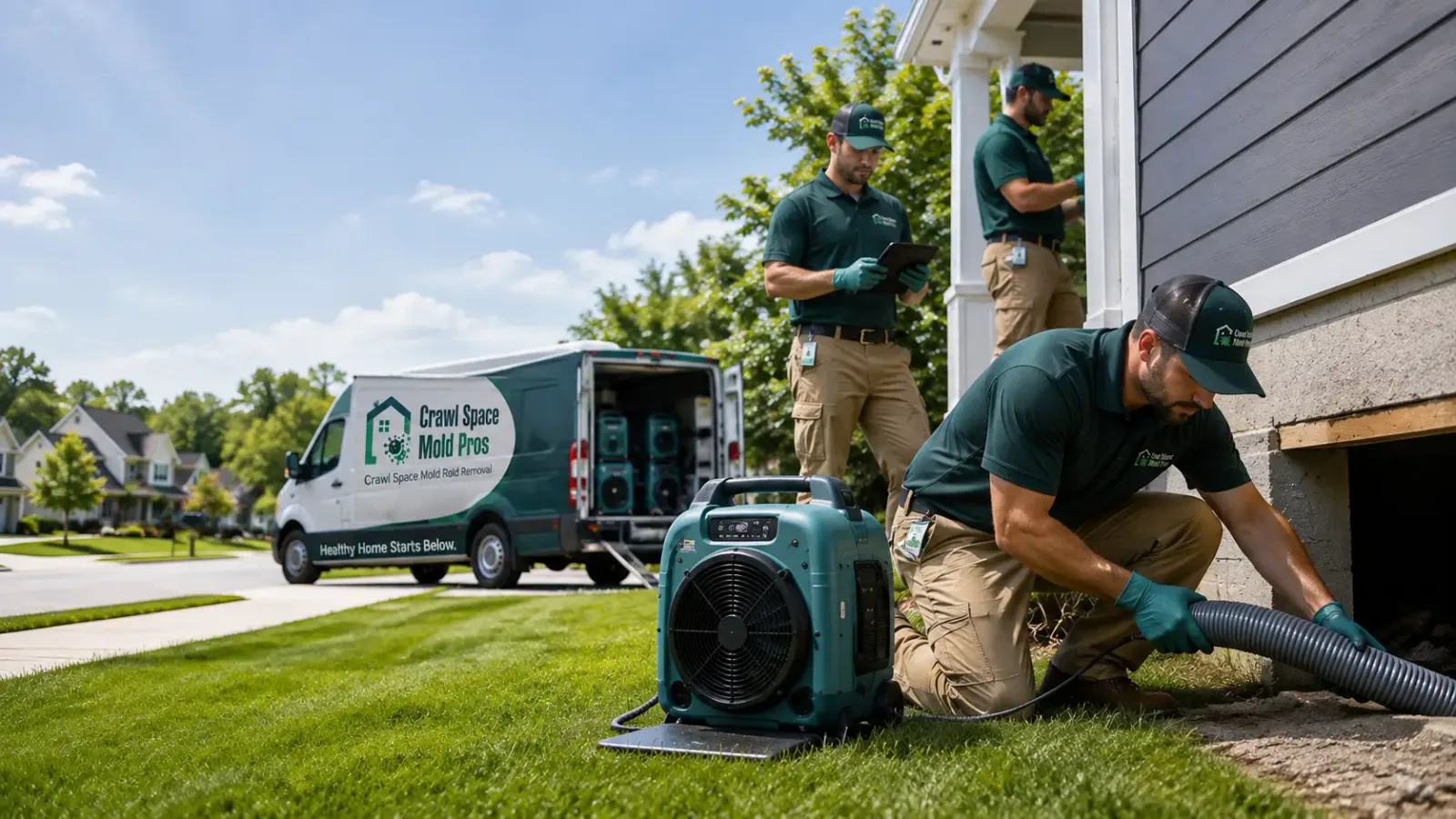 Crawl Space Mold Removal in Glouster, OH